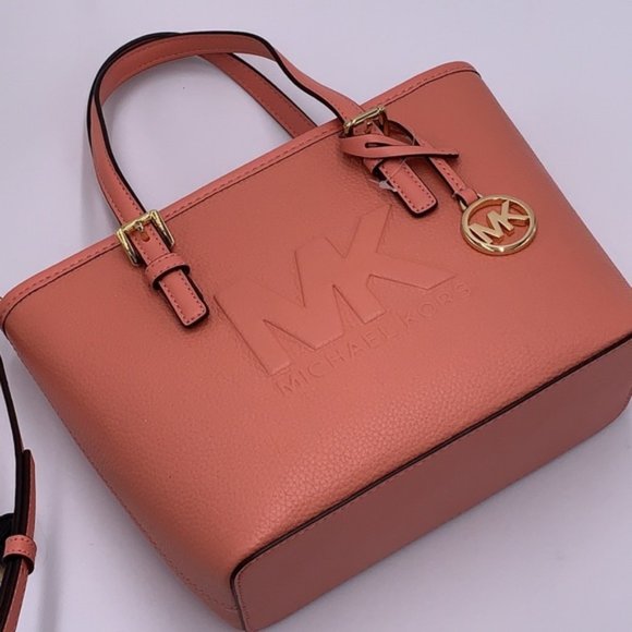 Michael Kors Xs Cryl Conv Tz Tote Sherbert Leather - Picture 4 of 16